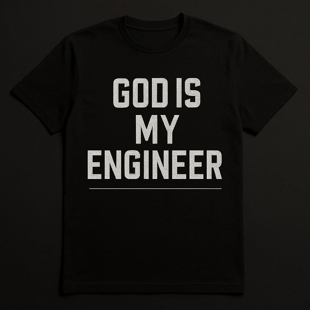 God is My Engineer Shirt