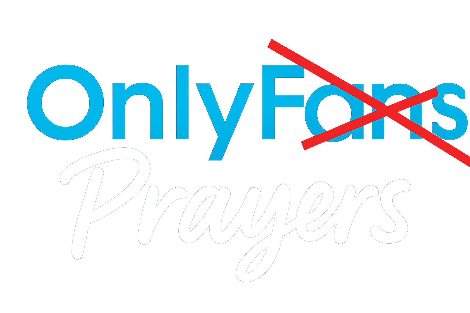 Only Prayers Bumper Sticker